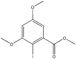 methyl 2-iodo-3,5-dimethoxybenzoate Struktur