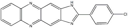 2-(4-chlorophenyl)-1H-imidazo[4,5-b]phenazine,114991-77-4,结构式