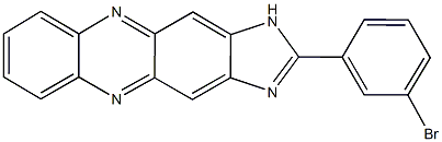 2-(3-bromophenyl)-1H-imidazo[4,5-b]phenazine Structure