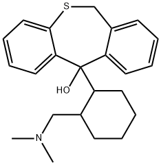 11-{2-[(dimethylamino)methyl]cyclohexyl}-6,11-dihydrodibenzo[b,e]thiepin-11-ol Structure