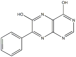 7-phenyl-4,6-pteridinediol,115722-65-1,结构式