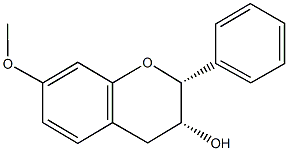 7-methoxy-2-phenyl-3-chromanol Structure