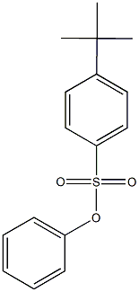 phenyl 4-tert-butylbenzenesulfonate 结构式