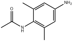 N-(4-amino-2,6-dimethylphenyl)acetamide 化学構造式