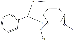 6-methoxy-2-phenyltetrahydropyrano[3,2-d][1,3]dioxin-8(4H)-one oxime,1164452-17-8,结构式