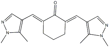 1164466-93-6 2,6-bis[(1,5-dimethyl-1H-pyrazol-4-yl)methylene]cyclohexanone