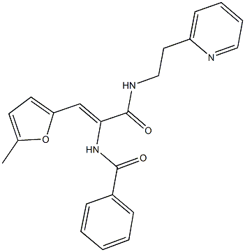 1164471-05-9 N-[2-(5-methyl-2-furyl)-1-({[2-(2-pyridinyl)ethyl]amino}carbonyl)vinyl]benzamide