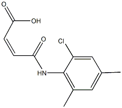 4-(2-chloro-4,6-dimethylanilino)-4-oxo-2-butenoic acid Structure