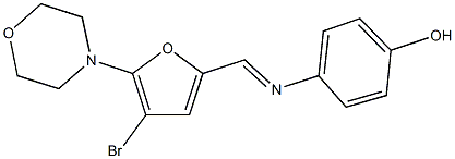 1164497-12-4 4-({[4-bromo-5-(4-morpholinyl)-2-furyl]methylene}amino)phenol