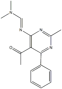 N'-(5-acetyl-2-methyl-6-phenyl-4-pyrimidinyl)-N,N-dimethylimidoformamide|