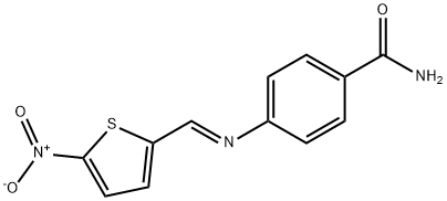 4-[({5-nitro-2-thienyl}methylene)amino]benzamide,1164522-69-3,结构式
