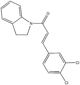 1-[3-(3,4-dichlorophenyl)acryloyl]indoline Structure