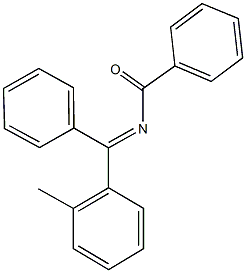 N-[(2-methylphenyl)(phenyl)methylene]benzamide Structure