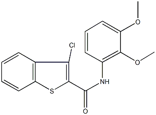 3-chloro-N-(2,3-dimethoxyphenyl)-1-benzothiophene-2-carboxamide Structure