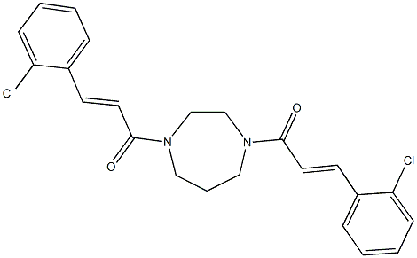 1,4-bis[3-(2-chlorophenyl)acryloyl]-1,4-diazepane|