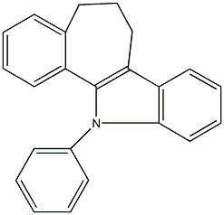 12-phenyl-5,6,7,12-tetrahydrobenzo[6,7]cyclohepta[1,2-b]indole Structure