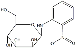 N-{2-nitrophenyl}hexopyranosylamine 化学構造式