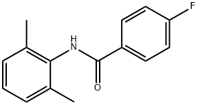 N-(2,6-dimethylphenyl)-4-fluorobenzamide 化学構造式