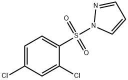 1-(2,4-dichlorophenylsulfonyl)-1H-pyrazole 结构式