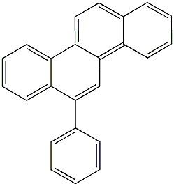6-phenylchrysene Struktur
