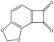 cyclobuta[e][1,3]benzodioxole-6,7-dione Structure