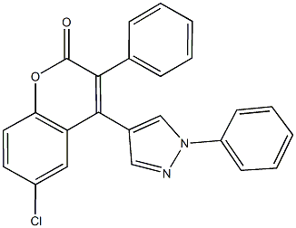 118545-60-1 6-chloro-3-phenyl-4-(1-phenyl-1H-pyrazol-4-yl)-2H-chromen-2-one