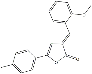 3-(2-methoxybenzylidene)-5-(4-methylphenyl)-2(3H)-furanone 结构式