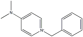 1-ベンジル-4-(ジメチルアミノ)ピリジニウム 化学構造式