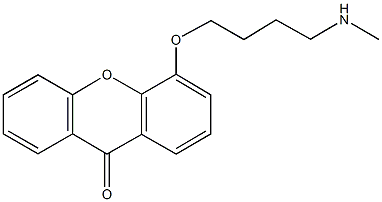 4-[4-(methylamino)butoxy]-9H-xanthen-9-one,118793-87-6,结构式