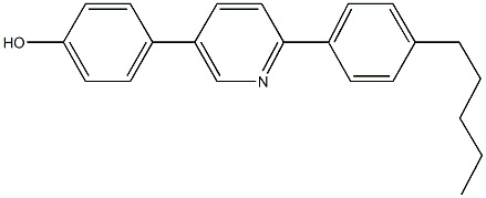 4-[6-(4-pentylphenyl)-3-pyridinyl]phenol Structure
