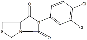 6-(3,4-dichlorophenyl)-1H-imidazo[1,5-c][1,3]thiazole-5,7(6H,7aH)-dione Struktur