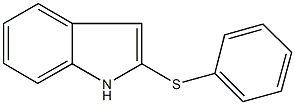 1H-indol-2-yl phenyl sulfide 化学構造式