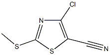 4-chloro-2-(methylsulfanyl)-1,3-thiazole-5-carbonitrile|4-氯-2-(甲硫基)-5-噻唑甲腈