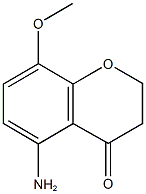 5-amino-8-methoxy-2,3-dihydro-4H-chromen-4-one Structure