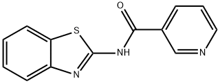 N-(1,3-benzothiazol-2-yl)nicotinamide Structure