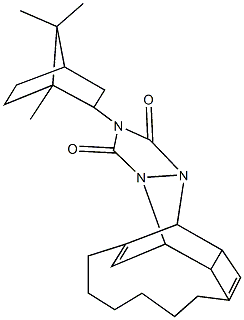 4-(1,7,7-trimethylbicyclo[2.2.1]hept-2-yl)-2,4,6-triazapentacyclo[8.8.1.0~2,6~.0~7,17~.0~8,19~]nonadeca-9,17-diene-3,5-dione Structure