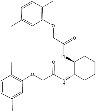 2-(2,5-dimethylphenoxy)-N-(2-{[(2,5-dimethylphenoxy)acetyl]amino}cyclohexyl)acetamide|