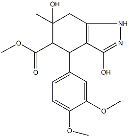 1212277-48-9 methyl 4-(3,4-dimethoxyphenyl)-3,6-dihydroxy-6-methyl-4,5,6,7-tetrahydro-1H-indazole-5-carboxylate