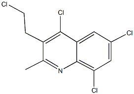 4,6,8-trichloro-3-(2-chloroethyl)-2-methylquinoline|