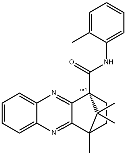 12,15,15-trimethyl-N-(2-methylphenyl)-3,10-diazatetracyclo[10.2.1.0~2,11~.0~4,9~]pentadeca-2(11),3,5,7,9-pentaene-1-carboxamide Structure