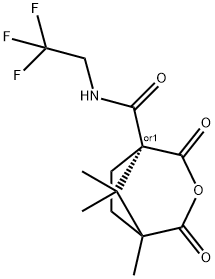 1212440-97-5 5,8,8-trimethyl-2,4-dioxo-N-(2,2,2-trifluoroethyl)-3-oxabicyclo[3.2.1]octane-1-carboxamide