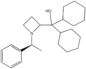 dicyclohexyl[1-(1-phenylethyl)-2-azetidinyl]methanol,1212452-40-8,结构式