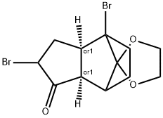 4,7-dibromospiro(tricyclo[5.2.1.0~2,6~]decane-10,2'-[1,3]-dioxolane)-3-one,1212464-96-4,结构式