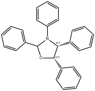 2,3,4,5-tetraphenyl-1,3-oxazolidine Structure