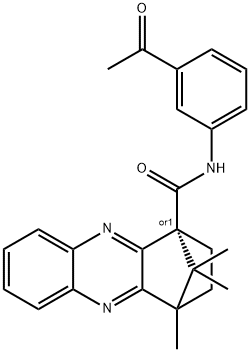 N-(3-acetylphenyl)-12,15,15-trimethyl-3,10-diazatetracyclo[10.2.1.0~2,11~.0~4,9~]pentadeca-2(11),3,5,7,9-pentaene-1-carboxamide Structure