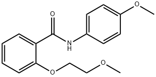 2-(2-methoxyethoxy)-N-(4-methoxyphenyl)benzamide Structure