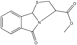 methyl 5-oxo-2,3,5,9b-tetrahydro[1,3]thiazolo[2,3-a]isoindole-3-carboxylate Struktur
