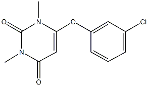 121644-31-3 6-(3-chlorophenoxy)-1,3-dimethyl-2,4(1H,3H)-pyrimidinedione