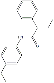 N-(4-ethylphenyl)-2-phenylbutanamide,121735-40-8,结构式