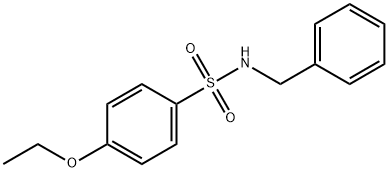 N-benzyl-4-ethoxybenzenesulfonamide 化学構造式